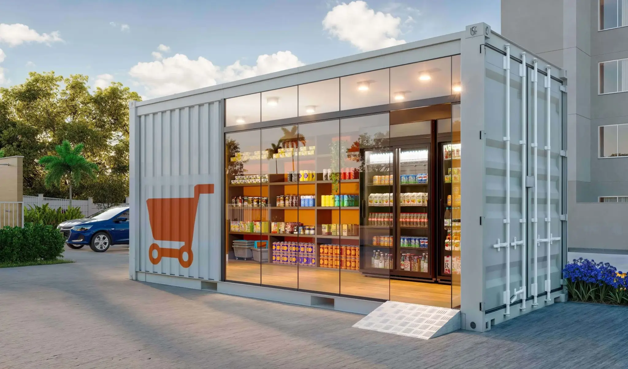 Mercadinho no condomínio